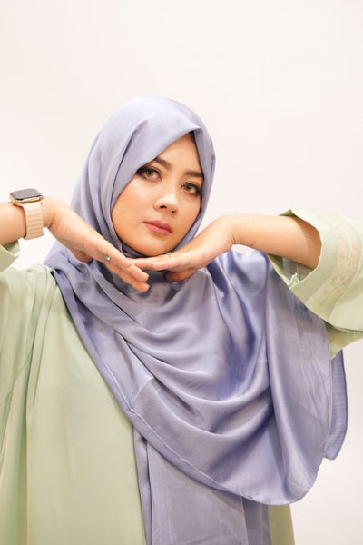 Crinkle Silk - Pastel Purple