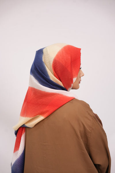 Viscose Waves Hijab - Multi Color