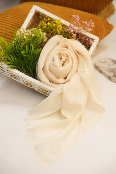 Turkish Slub Lawn - Cream